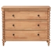 Baxton Studio Neviah 3-Drawer Chest, Beech Brown - BSOMG9029-Beech-3DW-Chest