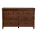 Baxton Studio Neviah 7-Drawer Dresser, Walnut Brown - BSOMG9029-Walnut-7DW-Dresser