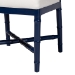 bali & pari Sergio Mahogany Wood 2-Piece Dining Chair Set, Navy Blue - BSOSergio-Navy Wooden-DC