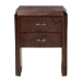 bali & pari Nebu Real Burl Wood 2-Drawer Nightstand, Dark Walnut - BSOSVN-1311-Dark Walnut-Nebu-NS
