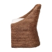 bali & pari Brenton Seagrass Wrapped Dining Chair, Brown Wash - BSOBrenton-Brown Wash-Cushion-DC