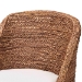 bali & pari Brenton Seagrass Wrapped Dining Chair, Brown Wash - BSOBrenton-Brown Wash-Cushion-DC