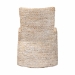 bali & pari Harlow Seagrass Wrapped Dining Chair, Whitewash - BSOHarlow-Whitewashed-Cushion-DC