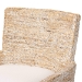 bali & pari Harlow Seagrass Wrapped Dining Armchair, Whitewash - BSOHarlow-Whitewashed-Cushion-Arm-DC