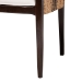 bali & pari Zeke Seagrass Wrapped 2-Piece Dining Chair Set - BSOZeke-Brown/Natural-Cushion-Arm-DC