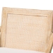 bali & pari Fairmont Natural Rattan Wrapped 2-Piece Dining Chair Set, Whitewash - BSOFairmont-Whitewashed-Cushion-DC