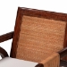 bali & pari Fairmont Natural Rattan Wrapped 2-Piece Dining Armchair Set, Mocha Brown - BSOFairmont-Honey-Cushion-Arm-DC