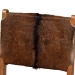 bali & pari Fawn 2-Piece Genuine Goat Leather Dining Chair Set - BSOFawn-Teak/Goat Hide-DC