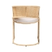 bali & pari Palm Natural Rattan Dining Chair, Natural Brown - BSOPalm-Natural/Rattan-Cushioned-DC