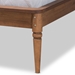Baxton Studio Tallis Classic and Traditional Walnut Brown Finished Wood King Size Bed Frame - BSOMG006-1-Walnut-King-Frame