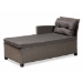 Baxton Studio Darian Modern and Contemporary Grey Fabric Upholstered and Grey Synthetic Rattan 4-Piece Patio Set - BSOMLM-210606-Dark Grey