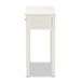 Baxton Studio Lambert Classic and Traditional White Finished Wood 2-Drawer Console Table - BSOJY20B082-White-Console