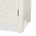 Baxton Studio Lambert Classic and Traditional White Finished Wood 1-Drawer End Table - BSOJY20B083-White-ET