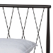 Baxton Studio Nano Modern and Contemporary Black Finished Metal Full Size Platform Bed - BSOTS-Nano-Black-Full