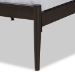 Baxton Studio Nano Modern and Contemporary Black Finished Metal Full Size Platform Bed - BSOTS-Nano-Black-Full