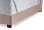 Baxton Studio Juliet Contemporary Espresso Arch Tufted Fabric Upholstered Bed - King Brown - BSOCF8610-King-Brown