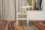 Baxton Studio Wishbone Chair - Ivory Wood Y Chair - BSODC-541-white