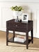 Baxton Studio Morgan Brown Modern Accent Table and Nightstand - BSOST-003-AT