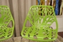 Baxton Studio Birch Sapling Green Plastic Modern Dining Chair (Set of 2) - BSODC-451-Green