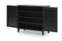 Baxton Studio Coolidge Espresso Shoe-Storage Cabinet - BSOFP-01LV-Espresso