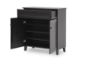 Baxton Studio Calvin Espresso Shoe-Storage Cabinet - BSOFP-02LV-Espresso
