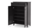 Baxton Studio Harding Espresso Shoe-Storage Cabinet - BSOFP-03LV-Espresso