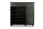 Baxton Studio Pocillo Wood Shoe Storage Cabinet - BSOFP-05LV-Espresso