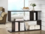 Baxton Studio Goodwin 2-Level Dark Brown Modern Bookshelf - BSOFP-2DS-Shelf