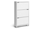 Baxton Studio Simms White Modern Shoe Cabinet