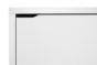 Baxton Studio Simms White Modern Shoe Cabinet - BSOFP-3OUSH-WHITE