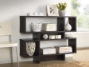 Baxton Studio Cassidy 4-Level Dark Brown Modern Bookshelf - BSOFP-4DS-Shelf
