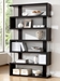 Baxton Studio Barnes Dark Brown Six-Shelf Modern Bookcase - BSOFP-6D