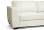 Baxton Studio Orland White Leather Modern Sectional Sofa Set with Right Facing Chaise - BSOIDS023-White RFC