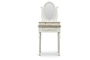 Baxton Studio Anjou Traditional French Accent Dressing Table with Mirror - BSOPLM5VM/M B-CA