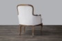 Baxton Studio Napoleon Traditional French Accent Chair-Ash - BSOPLN22Mi ASH2