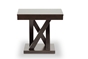 Baxton Studio Everdon Dark Brown Modern End Table - BSOSA109-Side Table
