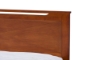 Baxton Studio Demitasse Brown Wood Contemporary Twin-Size Bed - BSOSB312-Twin Bed-Antique Oak