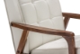 Baxton Studio Baxton Studio Mid-Century Masterpieces Club Chair - White - BSOTOGO CC-109-545