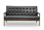 Baxton Studio Mid-Century Masterpieces Sofa-Brown - BSOTOGO SF-109-541