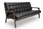 Baxton Studio Mid-Century Masterpieces Sofa-Brown - BSOTOGO SF-109-541