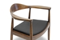 Baxton Studio Embick Mid-Century Modern Dining Chair - BSOWD-604-Dark Brown