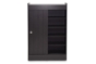 Baxton Studio Espresso Shoe-Rack Cabinet - BSOWI5377