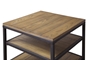Baxton Studio Caribou Wood and Metal End Table - BSOYLX-0005-AT