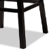 Baxton Studio Gregory Modern Transitional Light Grey Velvet Fabric Upholstered and Dark Brown Finished Wood 2-Piece Swivel Bar Stool Set - BSOBBT5372-Light Grey Velvet/Wenge-BS