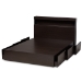 Baxton Studio Blaine Modern and Contemporary Dark Brown Finished Wood Queen Size 6-Drawer Platform Storage Bed - BSOSEBED1302026-Modi Wenge-Queen