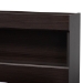 Baxton Studio Blaine Modern and Contemporary Dark Brown Finished Wood Queen Size 6-Drawer Platform Storage Bed - BSOSEBED1302026-Modi Wenge-Queen