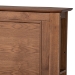 Baxton Studio Danielle Traditional and Transitional Rustic Ash Walnut Brown Finished Wood King Size Platform Storage Bed with Built-In Shelves - BSOMG0018-Ash Walnut-King