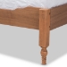 Baxton Studio Danielle Traditional and Transitional Rustic Ash Walnut Brown Finished Wood King Size Platform Storage Bed with Built-In Shelves - BSOMG0018-Ash Walnut-King