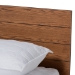 Baxton Studio Regina Modern Rustic Ash Walnut Brown Finished Wood Full Size Platform Storage Bed with Built-In Shelves - BSOMG0017-Ash Walnut-Full