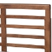 Baxton Studio Rina Modern and Contemporary Dark Grey Fabric Upholstered and Ash Walnut Brown Finished Wood Full Size Platform Bed - BSORina-Dark Grey/Ash Walnut-Full